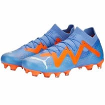 Fußballschuhe für Erwachsene Puma Future Match Fg/Ag  Glimmer Blau Orange Damen