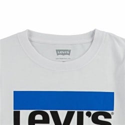 T-shirt à manches courtes enfant Levi's Sportswear Logo Blanc