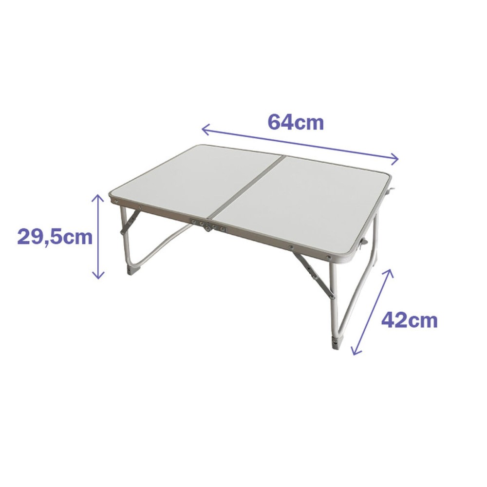 Table Pliable Aluminium Marbueno D13 Assorti Camping et Plage 64X42X29,5 cm 10440