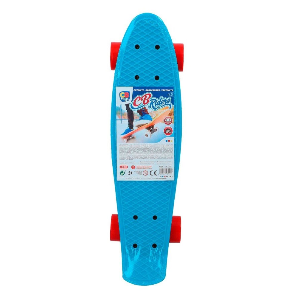 Skateboard Colorbaby Bleu (6 Unités)