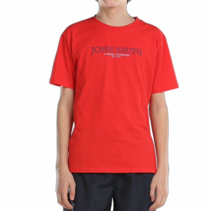 Children’s Short Sleeve T-Shirt John Smith Efebo  Red