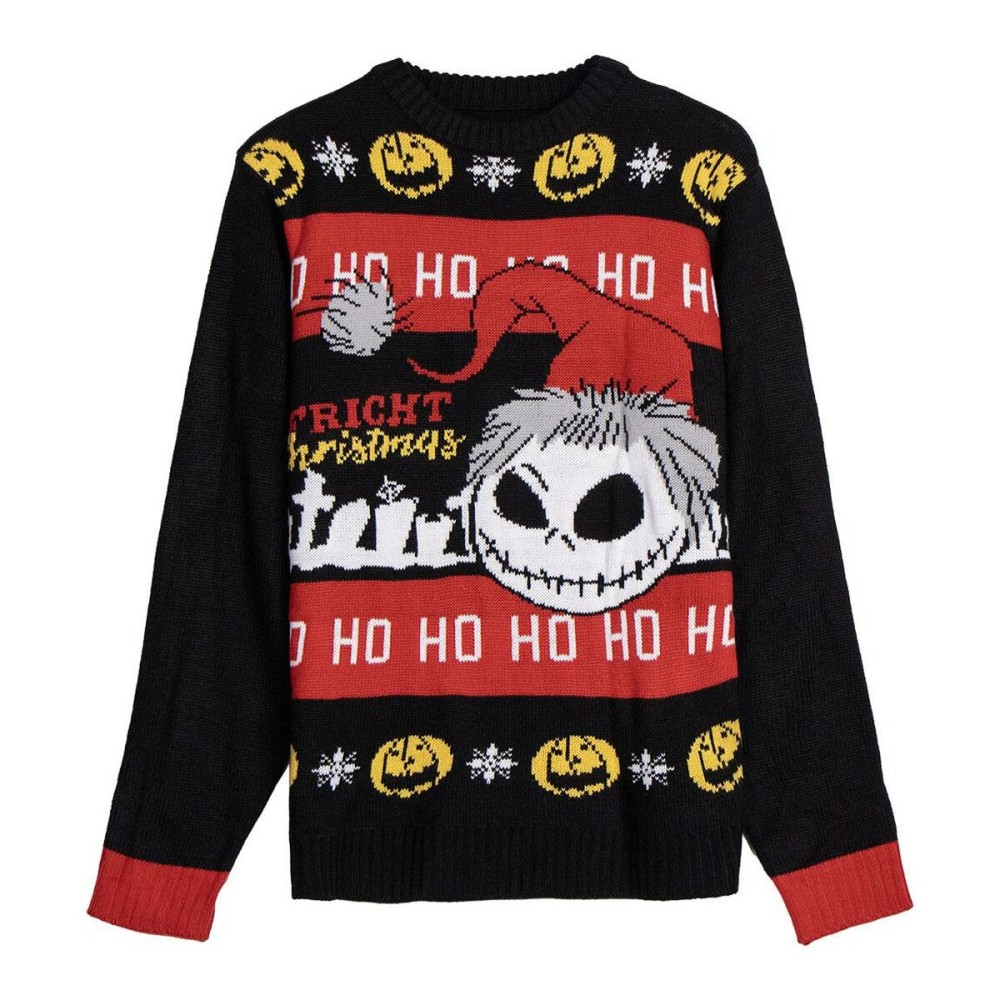 Damen Pullover The Nightmare Before Christmas Rot Schwarz