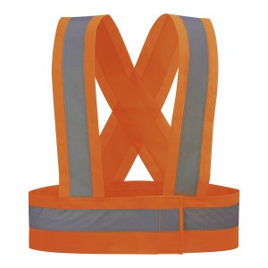 Bretelles JUBA HVTORA Orange Polyester Grande visibilité