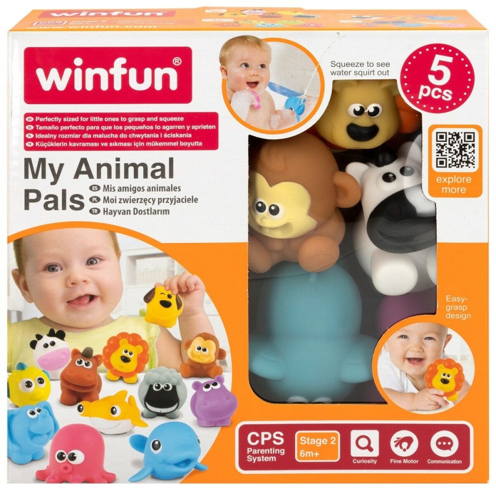 Set of Farm Animals Winfun 7 x 6,5 x 4 cm (12 Units)