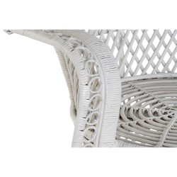 Chaise de jardin DKD Home Decor Blanc 102 x 66 x 146 cm 97 x 66 x 144 cm