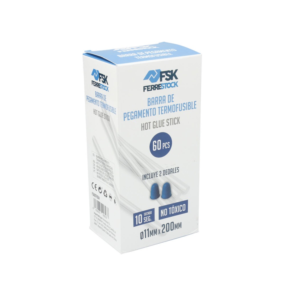 Glue stick Ferrestock Ø 11 cm Transparent (60 Units)