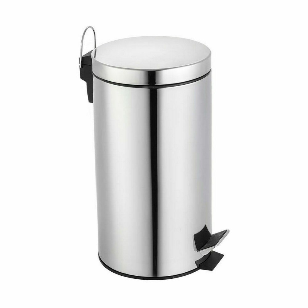 Waste bin with pedal Confortime Silver 30 L (2 Units)