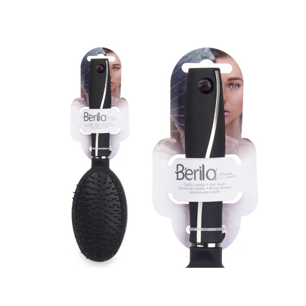 Brosse Berilo 351 Noir Silicone Plastique (12 Unités)