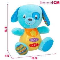 Soft toy with sounds Winfun Dog 15,5 x 16,5 x 11,5 cm (6 Units)