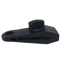 Jeu de pinces pour auvents et bâches Bensontools Trombone Noir 4 Unités Ø 0,27 x 8 x 3 cm