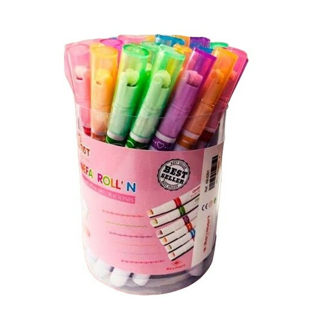 Set of Felt Tip Pens Roymart Cenefa Roll'N 36 Pieces Multicolour