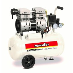 Compresseur d'air MECAFER 425523 Horizontal Silencieux 8 bar 24 L