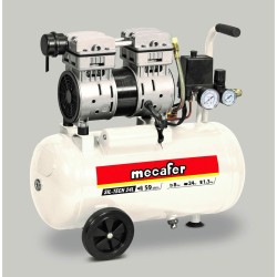 Compresseur d'air MECAFER 425523 Horizontal Silencieux 8 bar 24 L