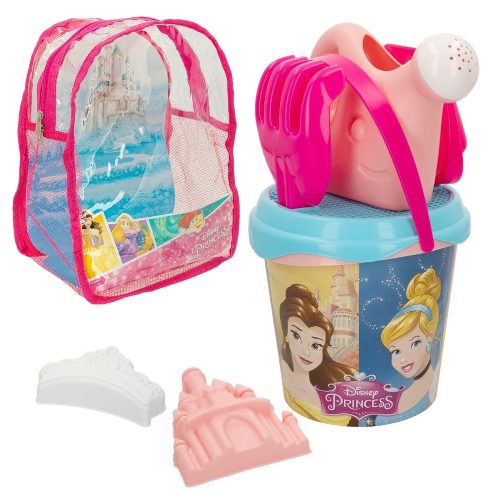 Set de jouets de plage Disney Princess polypropylène 18 x 16 x 18 cm Ø 18 cm (12 Unités)