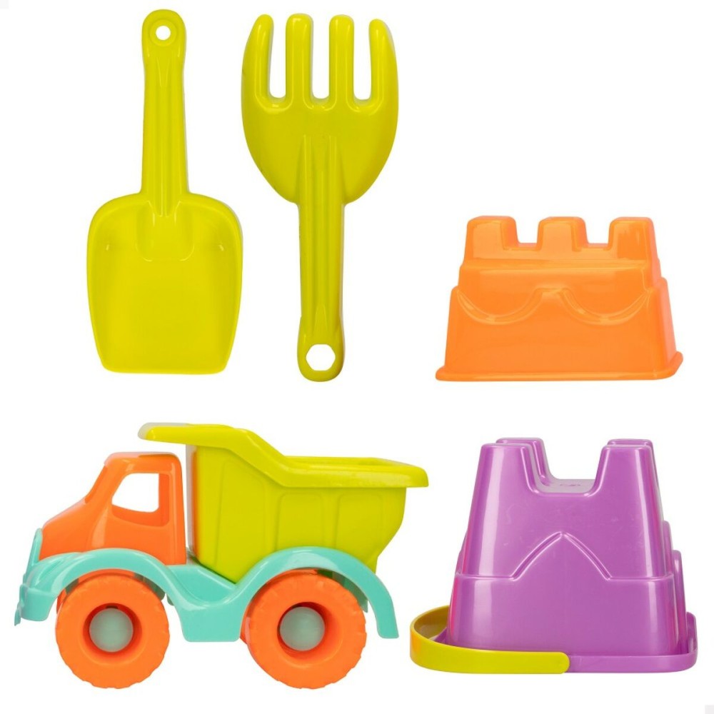 Set de jouets de plage Colorbaby 5 Pièces polypropylène (24 Unités)