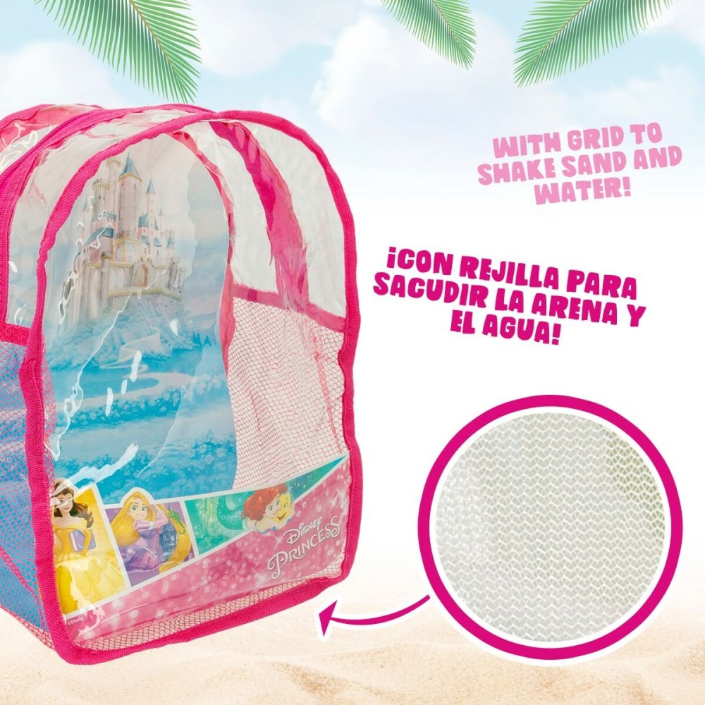 Set de jouets de plage Disney Princess polypropylène 18 x 16 x 18 cm Ø 18 cm (12 Unités)