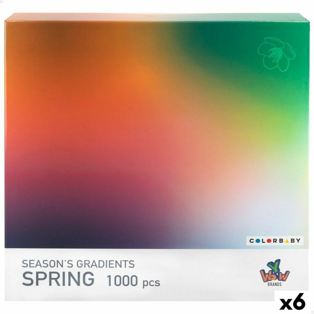 Puzzle Colorbaby Season's Gradients Spring 68 x 50 cm (6 Unités)