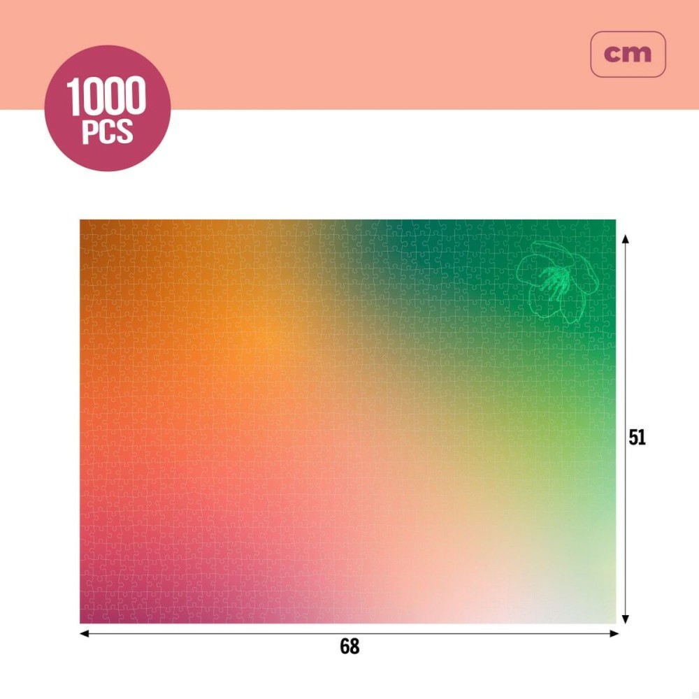 Puzzle Colorbaby Season's Gradients Spring 68 x 50 cm (6 Stück)