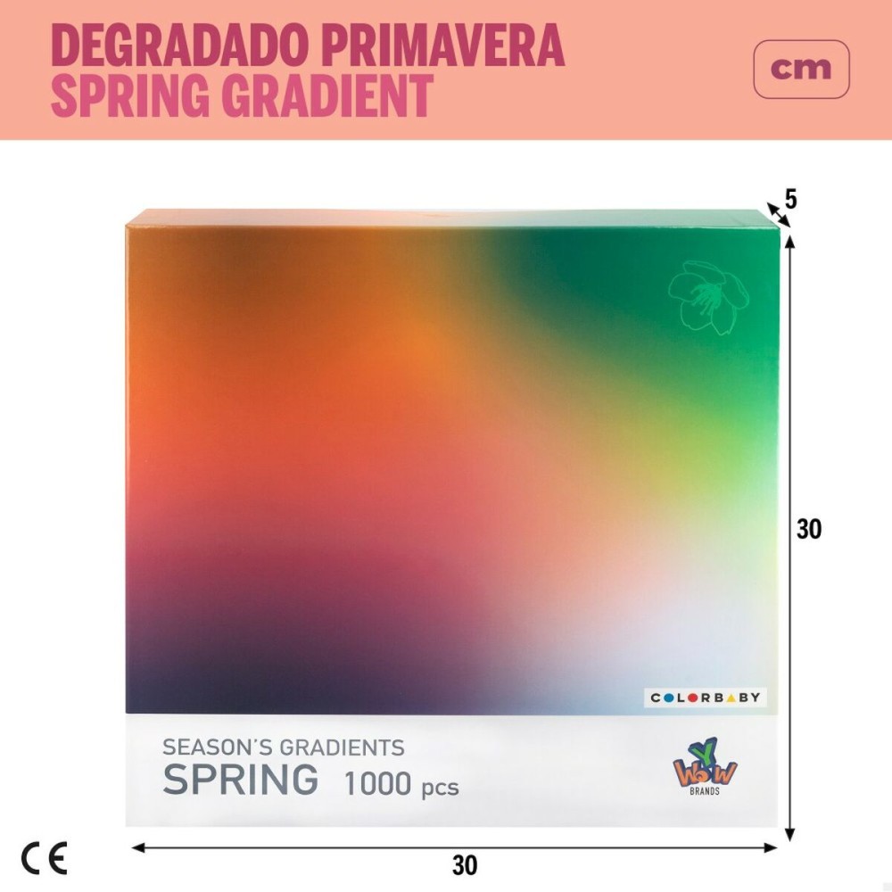 Puzzle Colorbaby Season's Gradients Spring 68 x 50 cm (6 Units)