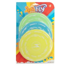 Frisbee Colorbaby Let's fly Flexibel Ø 18,5 cm 3 Stücke 12 Stück