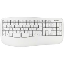 Clavier sans fil Phoenix K201 Blanc Espagnol Qwerty