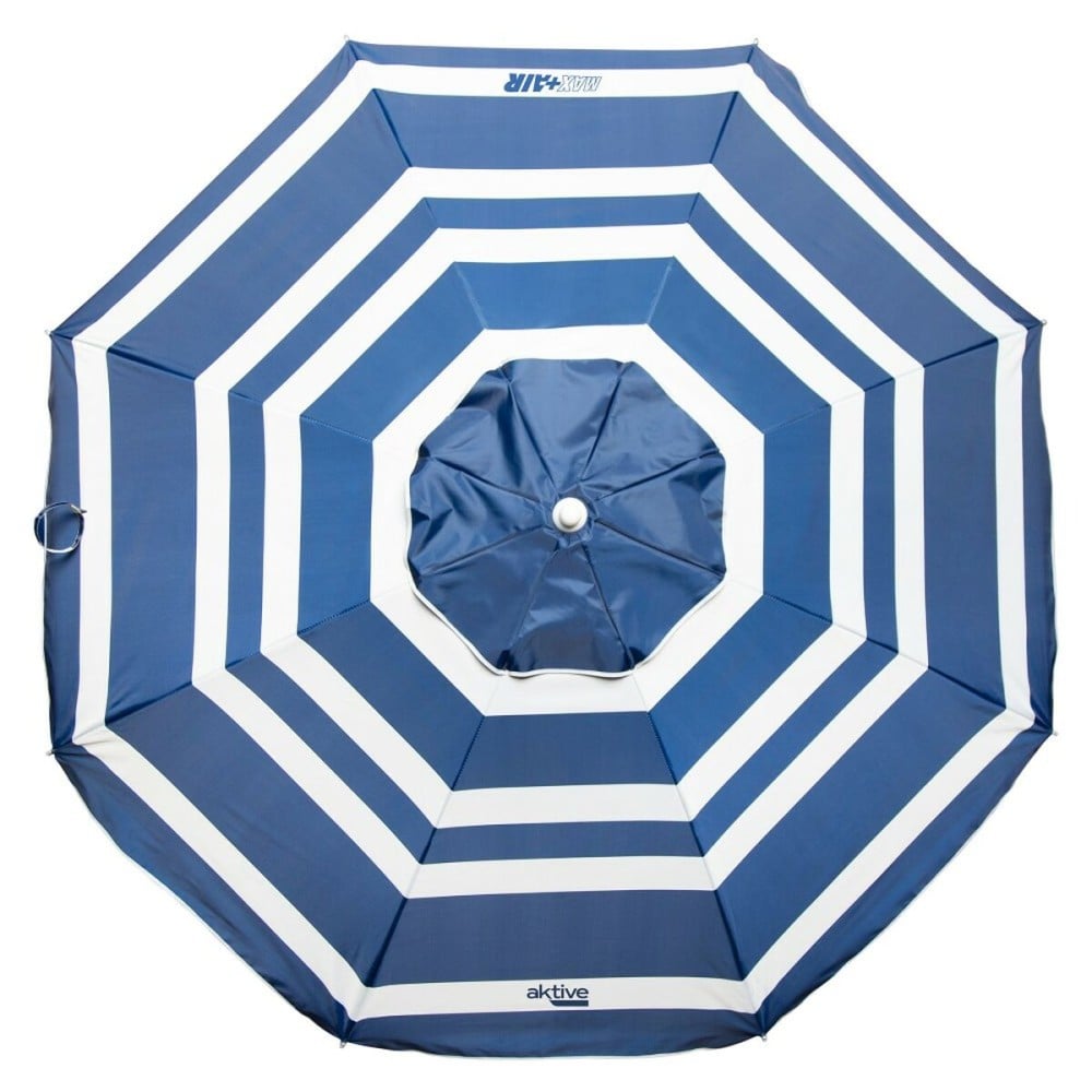 Parasol Aktive UV50 Ø 220 cm Polyester Aluminium 220 x 214,5 x 220 cm (6 Unités)