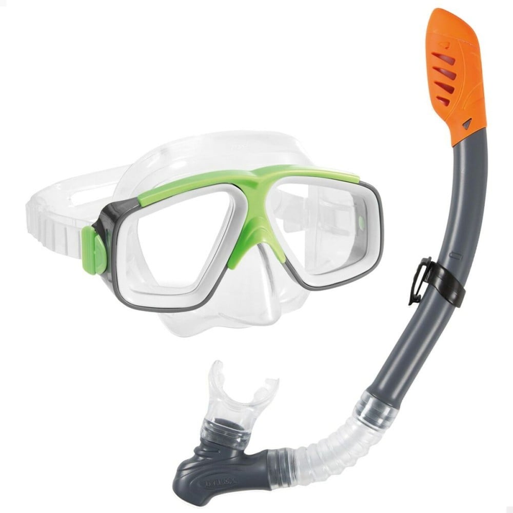 Taucherbrille mit Schnorchel Intex Surf Rider Für Kinder