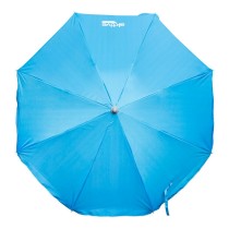 Parasol Aktive UV50 Ø 180 cm Bleu Polyester Aluminium 180 x 187,5 x 180 cm (12 Unités)