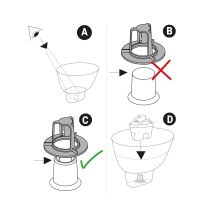 Filtre pour Carafe Filtrante TM Electron 6 Unités 150 l