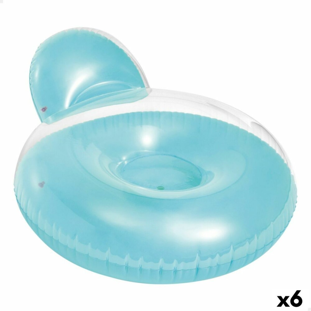 Chaise gonflable pour piscine Intex Rond 137 x 122 cm