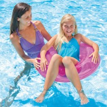 Aufblasbarer Donut-Schwimmhilfe Intex 76 x 76 cm (24 Stück)