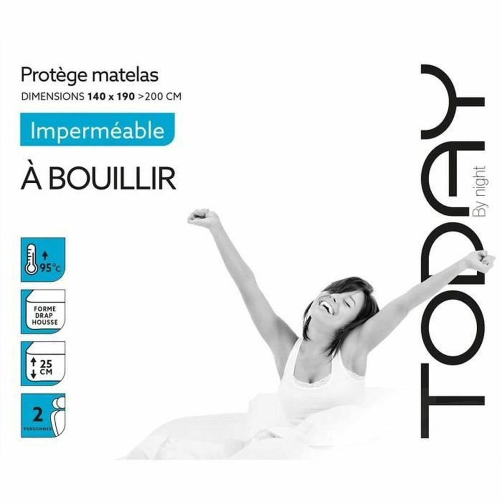 Protecteur de matelas TODAY Waterproof Blanc 140 x 190 cm