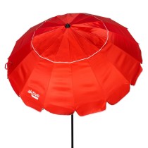 Parasol Aktive Rouge Aluminium 220 x 215 x 220 cm (6 Unités)