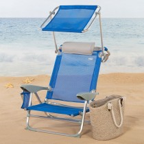 Strandstuhl Aktive Blau 47 x 67 x 43 cm (2 Stück)