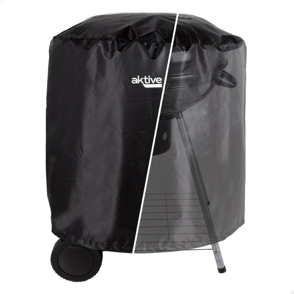 Housse de protection pour barbecue Aktive Noir 6 Unités 69,5 x 67 x 69,5 cm