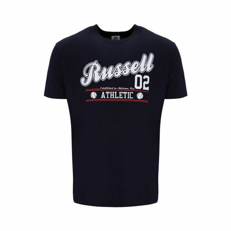 T shirt à manches courtes Russell Athletic Amt A30311 Noir Homme