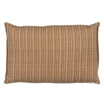 Kissen Baumwolle Braun Beige 60 x 40 cm