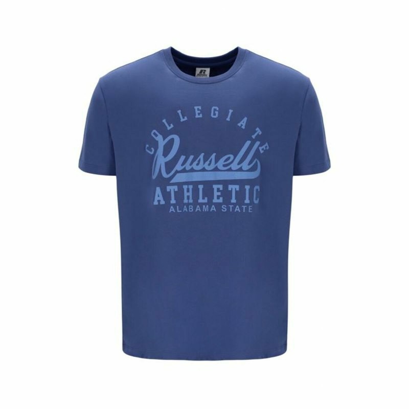 Short Sleeve T-Shirt Russell Athletic Amt A30211 Blue Men