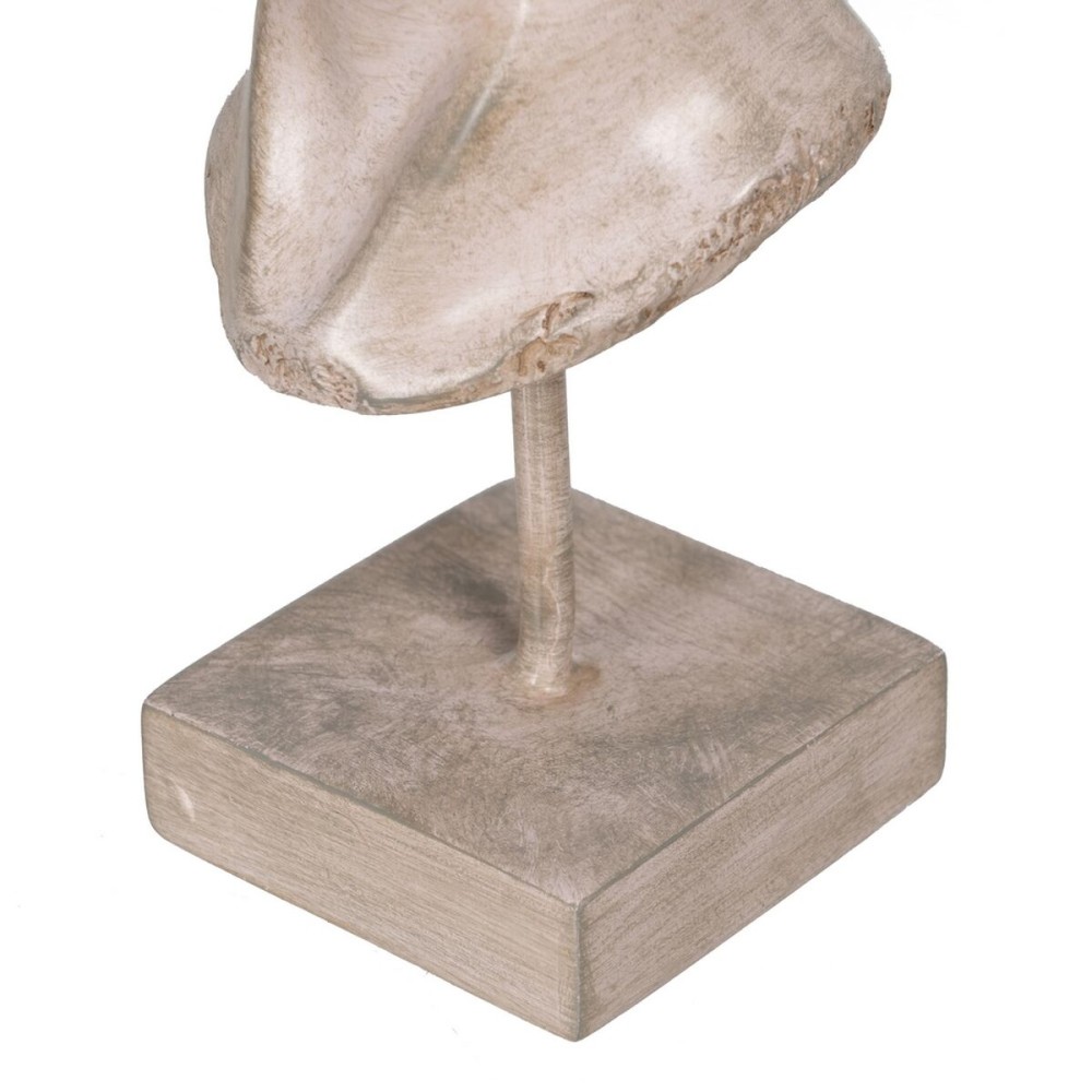 Decorative Figure Beige Face 12,5 x 13,5 x 27,5 cm