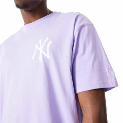 Kurzarm-T-Shirt New Era MLB League Essentials New York Yankees Violett Unisex