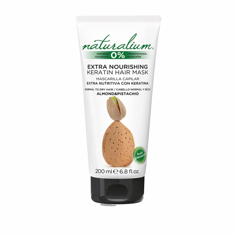 Nutritive Haarmaske Naturalium 200 ml Mandel Pistazienfarben