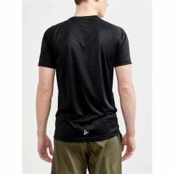 Kurzarm-T-Shirt Craft Core Essence Logo Schwarz