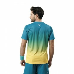 Herren Kurzarm-T-Shirt Drop Shot Alsai Campa Aquamarin