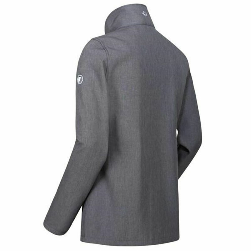 Children's Jacket Regatta Alvarado VII Sealgreymarl  Grey