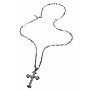 Men's Necklace Police PJ26552BLK.02 45 cm