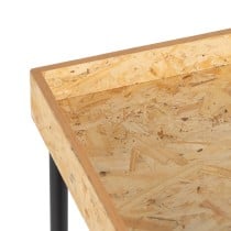 Console Noir Naturel Bois Fer Bois MDF 98 x 32 x 80,5 cm