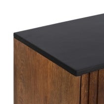 Sideboard ABNER Brown Black 160 x 40 x 75 cm