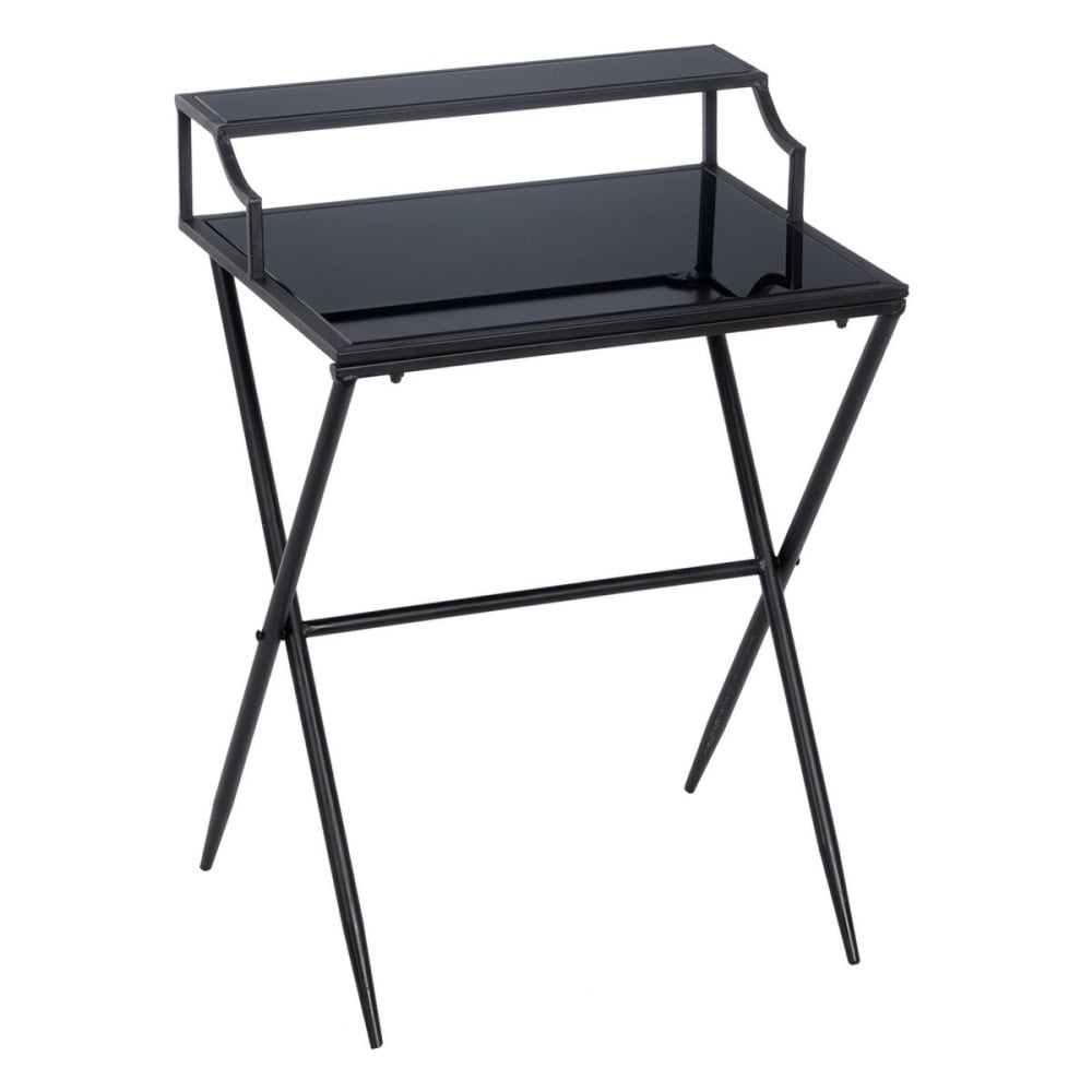 Nightstand Black Crystal Iron 45 x 35 x 65 cm