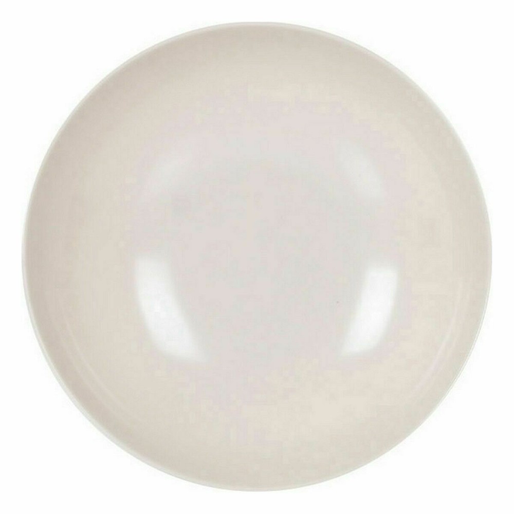 Deep Plate La Mediterránea Melamin White Shine 21 x 5,3 cm (24 Units)