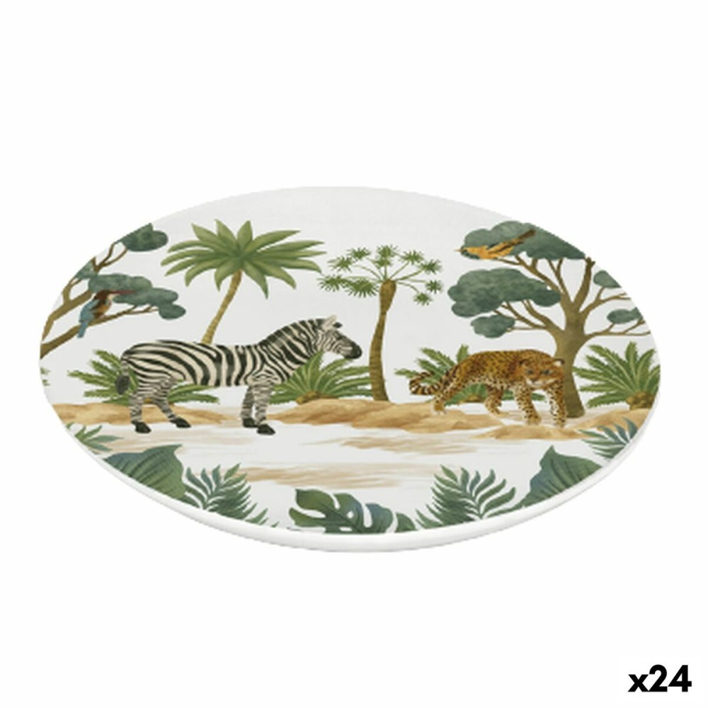 Dessertteller La Mediterránea Sauvage Melamine 20 x 20 x 1,5 cm (24 Stück)